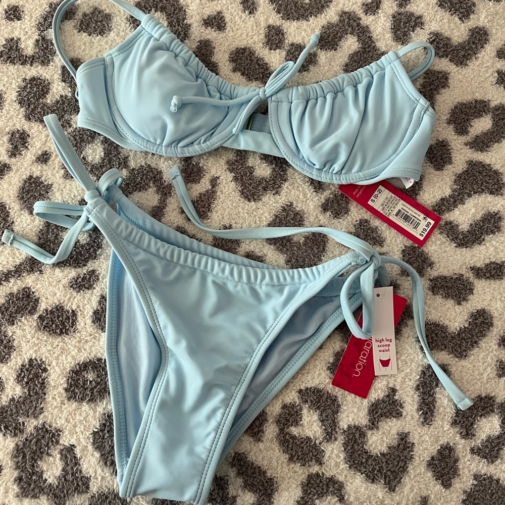COPY - Size small new blue swimsuit target